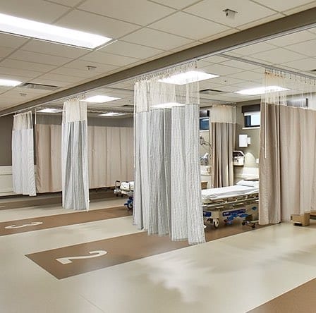 Curtains Cubicle Installers, How To Install Hospital Curtain Track