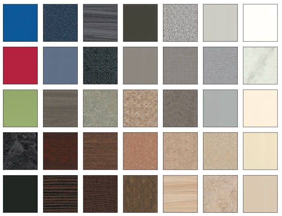 Privada Partitions Color Chart