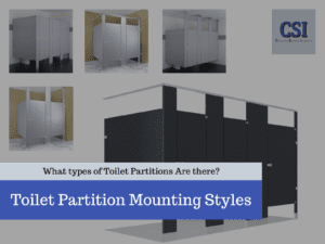 Toilet Partition Mounting Styles