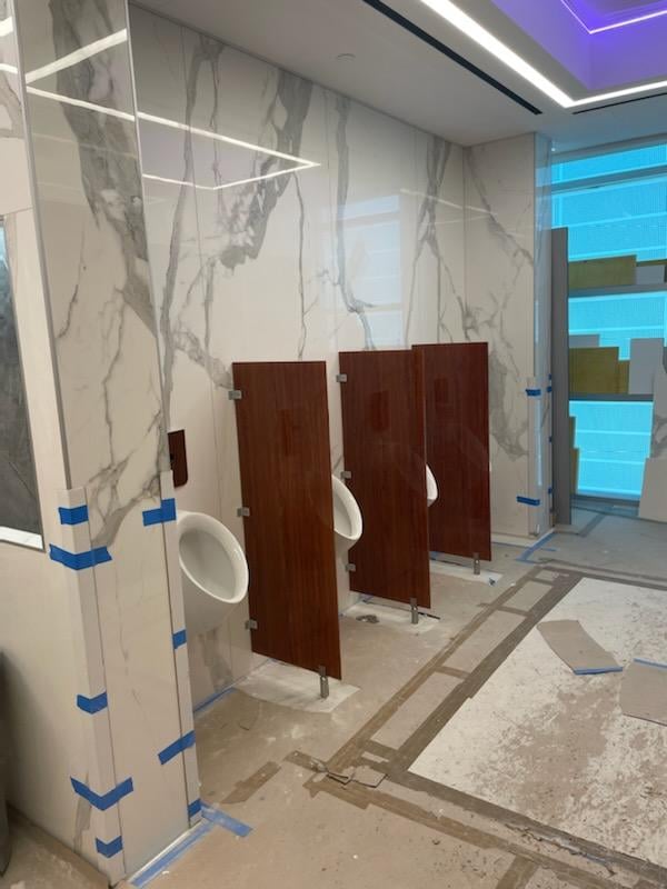 Installing Urinal Screens
